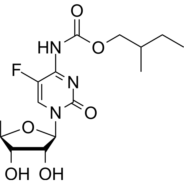 5′-Deoxy-5-fluoro-N-[(2-methylbutoxy)carbonyl]cytidine 910129-15-6